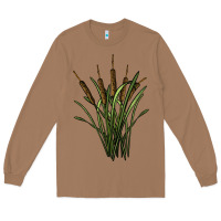 Toasted Coconut reeds Long Sleeve Tee - BarkalooDesign
