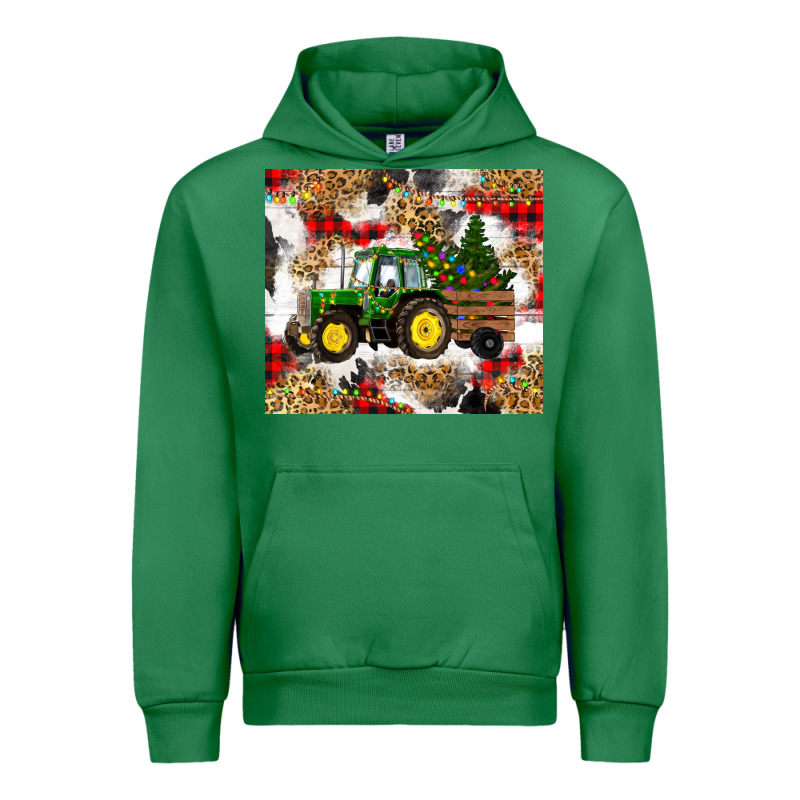 Christmas Farm Tractor Urban Hoodie by RanaPortraitStore | Teevron