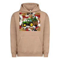 Pigment Burro christmas farm tractor Urban Hoodie - RanaPortraitStore