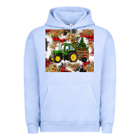 Pigment Grape Ice christmas farm tractor Urban Hoodie - RanaPortraitStore