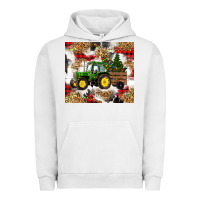 Pigment Lunar Rock christmas farm tractor Urban Hoodie - RanaPortraitStore