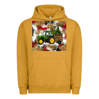 Pigment Peanut Butter christmas farm tractor Urban Hoodie - RanaPortraitStore