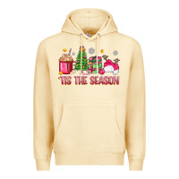 Pina Colada 'tis the season pink christmas Premium Hoodie - Zillion Design Studio