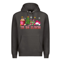 Smoke 'tis the season pink christmas Premium Hoodie - Zillion Design Studio