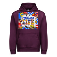 Mauve Wine dispatcher life Urban Hoodie - RanaPortraitStore