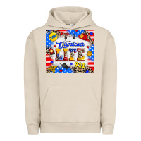 Pigment French Oak dispatcher life Urban Hoodie - RanaPortraitStore