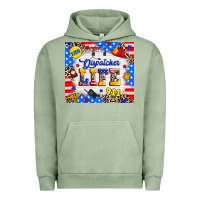 Pigment Oil Green dispatcher life Urban Hoodie - RanaPortraitStore