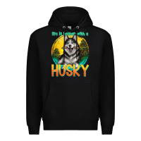 Black life is better with a husky Premium Hoodie - texasbilliewilder