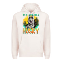 Pale Pink life is better with a husky Premium Hoodie - texasbilliewilder