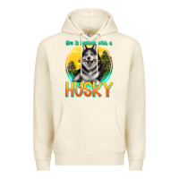 Sandshell life is better with a husky Premium Hoodie - texasbilliewilder