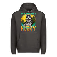 Smoke life is better with a husky Premium Hoodie - texasbilliewilder