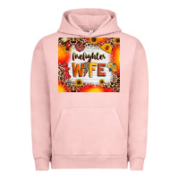 Pigment Salmon firefighter wife Urban Hoodie - RanaPortraitStore