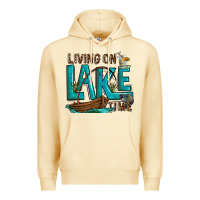 Pina Colada living on lake time Premium Hoodie - texasbilliewilder
