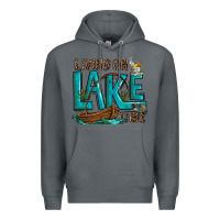 Rock living on lake time Premium Hoodie - texasbilliewilder