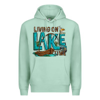 Seafoam living on lake time Premium Hoodie - texasbilliewilder