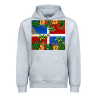 Heather Grey dominican republic Urban Hoodie - RanaPortraitStore