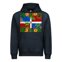 Navy dominican republic Urban Hoodie - RanaPortraitStore