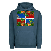 Pigment Midnight Navy dominican republic Urban Hoodie - RanaPortraitStore