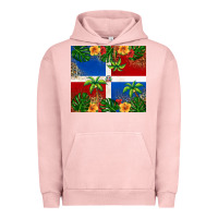 Pigment Salmon dominican republic Urban Hoodie - RanaPortraitStore