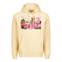 Pina Colada pink christmas coffee cups Premium Hoodie - Zillion Design Studio