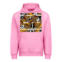 Fuchsia Pink football Urban Hoodie - RanaPortraitStore