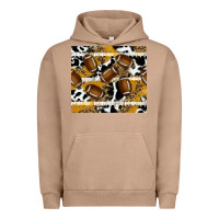 Pigment Burro football Urban Hoodie - RanaPortraitStore