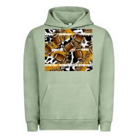 Pigment Oil Green football Urban Hoodie - RanaPortraitStore