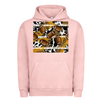Pigment Salmon football Urban Hoodie - RanaPortraitStore