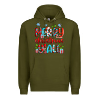 Army Green merry christmas y'all Premium Hoodie - Zillion Design Studio