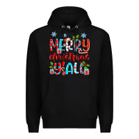 Black merry christmas y'all Premium Hoodie - Zillion Design Studio