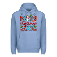 Colony Blue merry christmas y'all Premium Hoodie - Zillion Design Studio