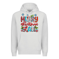 Dove Grey merry christmas y'all Premium Hoodie - Zillion Design Studio
