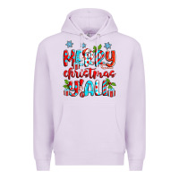 Lilac merry christmas y'all Premium Hoodie - Zillion Design Studio