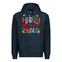 Navy merry christmas y'all Premium Hoodie - Zillion Design Studio