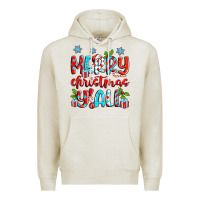 Oatmeal Heather merry christmas y'all Premium Hoodie - Zillion Design Studio