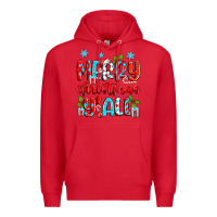 Red merry christmas y'all Premium Hoodie - Zillion Design Studio