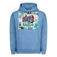 Pigment Pebble Blue hair hustler Urban Hoodie - RanaPortraitStore