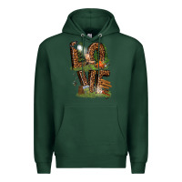 Sports Green love camping Premium Hoodie - texasbilliewilder
