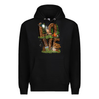 Black love camping Premium Hoodie - texasbilliewilder