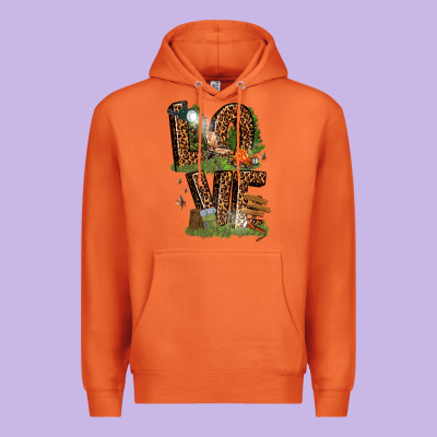 Premium Hoodie love camping
