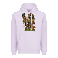 Lilac love camping Premium Hoodie - texasbilliewilder