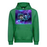 Emerald for the love of the wolves Urban Hoodie - RanaPortraitStore