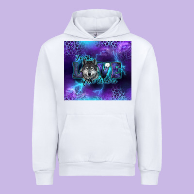 Urban Hoodie for the love of the wolves