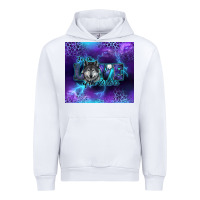 White for the love of the wolves Urban Hoodie - RanaPortraitStore
