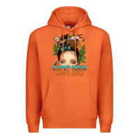 Carrot messy bun camp hair dont care Premium Hoodie - texasbilliewilder