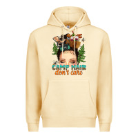 Pina Colada messy bun camp hair dont care Premium Hoodie - texasbilliewilder