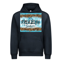 Navy its freezing Urban Hoodie - RanaPortraitStore