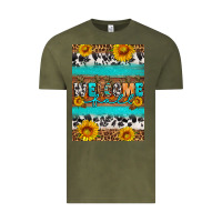 Vintage Olive Welcome fall Vintage Tee - Artiststas