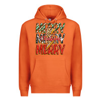 Carrot merry christmas lightning bolt Premium Hoodie - Zillion Design Studio