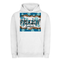 Pigment Lunar Rock it's freezin season Urban Hoodie - RanaPortraitStore
